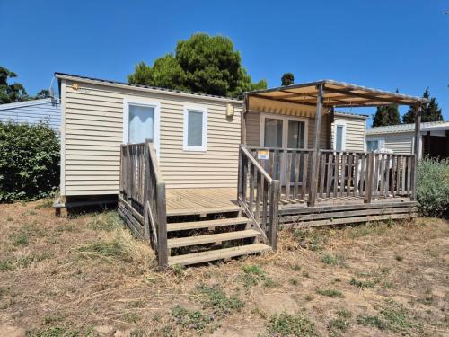 Mobile Home climatisé 2 chambres Camping NOVELA