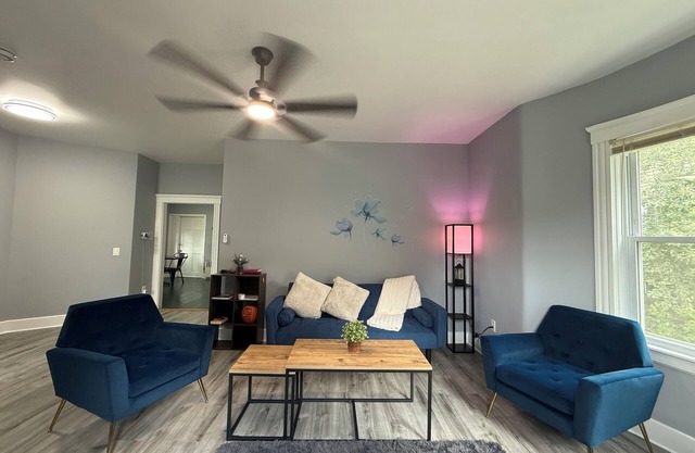 Modern 2BR, A min walk to Indian Lake, 1st Floor