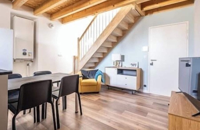 Modern air-conditioned apartment with large terrace in central Pau