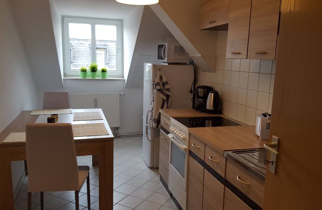 Modern and bright apartment for up to 3 people in the center of Zwickau