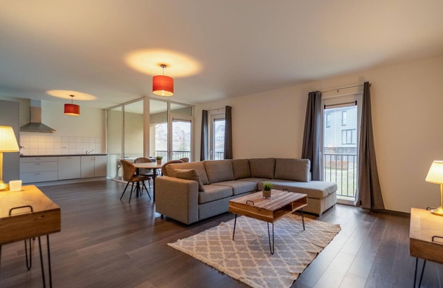 Modern and spacious vacation apartment near the Bütgenbach reservoir.