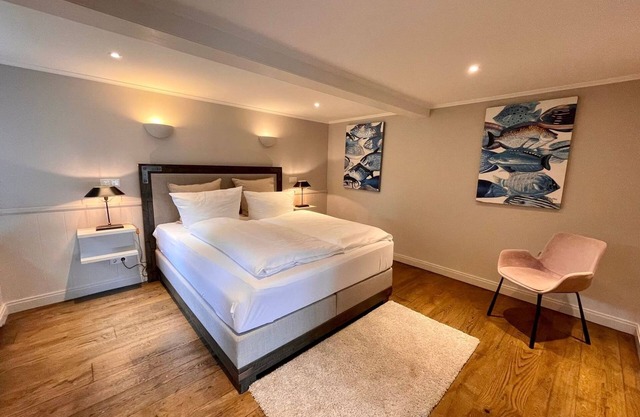 Modern apartment with 2 bedrooms on 70 sqm on the first floor with terrace - Uasterhörn Morsum