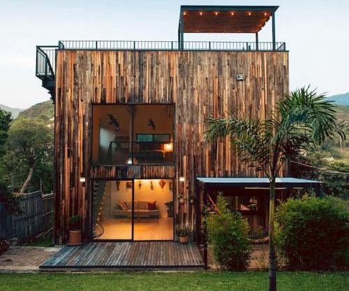 Modern architecture with great view
