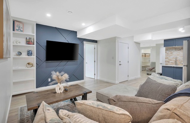 Modern Family Sized Guest Suite With All Essentials