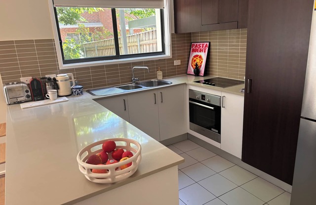 Modern family townhouse in central Canberra location.