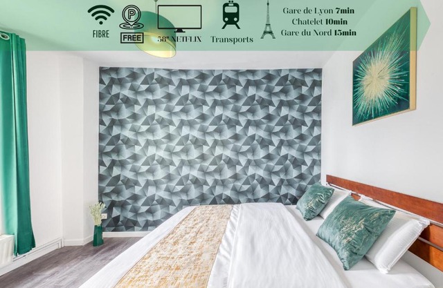 Modern House 7min to Paris Professionals and Family