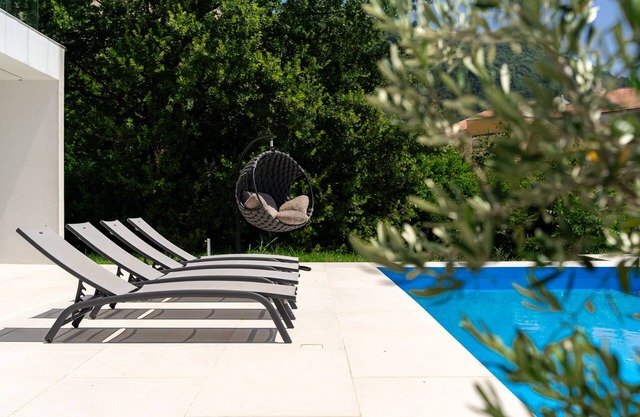 Modern luxury villa with swimming pool & sea view
