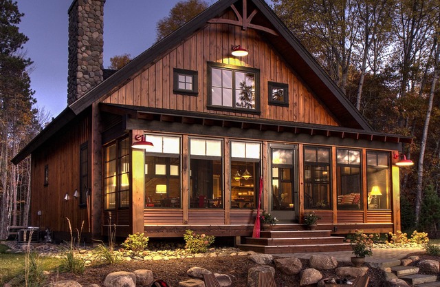 Modern Rustic Cabin-Includes Pontoon Boat & Sunsets on Fantastic Lakeside Porch!