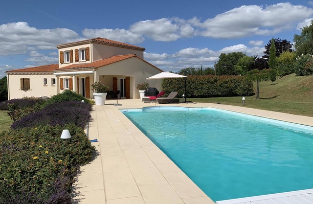 Modern villa with private pool and garden