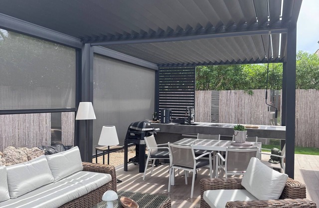 Modern vacation home on 1200 sqm plot with heated private pool at Es Trenc