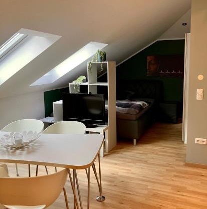 Moderne Dachgeschosswohnung an der Donau