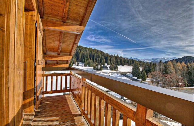 Mont Blanc views from this spacious chalet