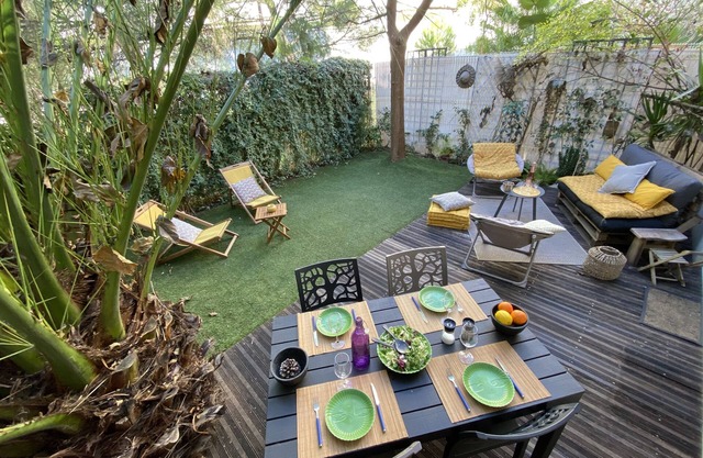 MONTPELLIER, HEART PORT MARIANNE, AIR CONDITIONING, PRIVATE GARDEN and GARAGE
