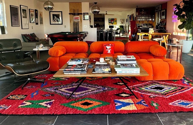 Moonshadow is a hi-desert retreat with spectacular views with 85 Joshua Trees.