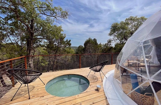 Morii : Luxury Glamping in Treetop Dome + Dip Pool