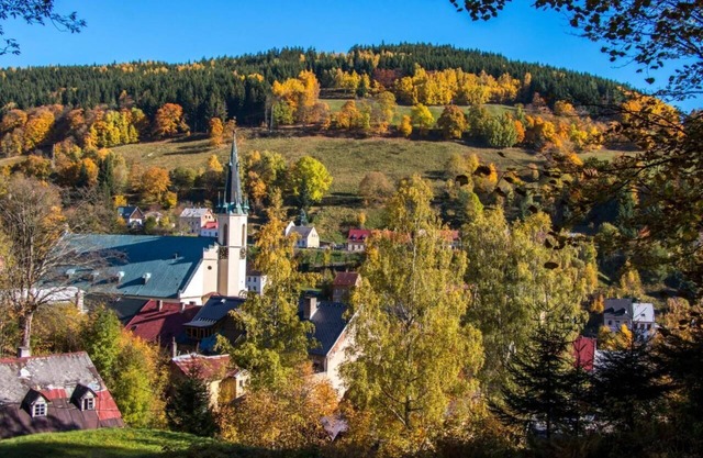 Mountain hut in the heart of the Erzgebirge for larger groups. Pet friendly!