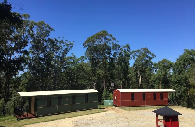 Nambucca Valley Train Carriages Red carriage