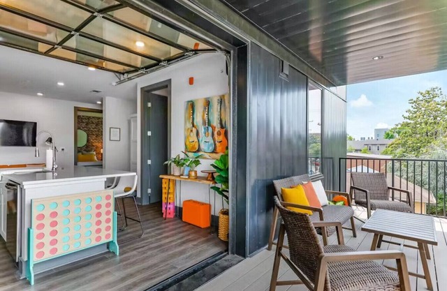 Nashville Oasis at The Muse: Modern 2BR with Balcony & Rooftop Views