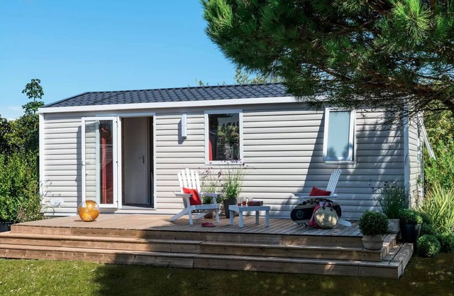Naturist campsite Le Colombier* - Mobile home Privilège Mourat 3 Rooms 4 People