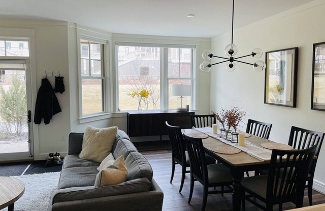 NEW CONSTRUCTION, modern mountainside condo, steps from the slopes at Sugarbush!