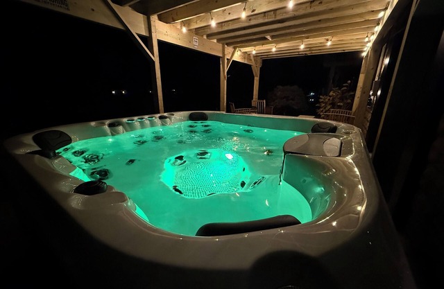 New Hot Tub at the Canal House on Portage Chain