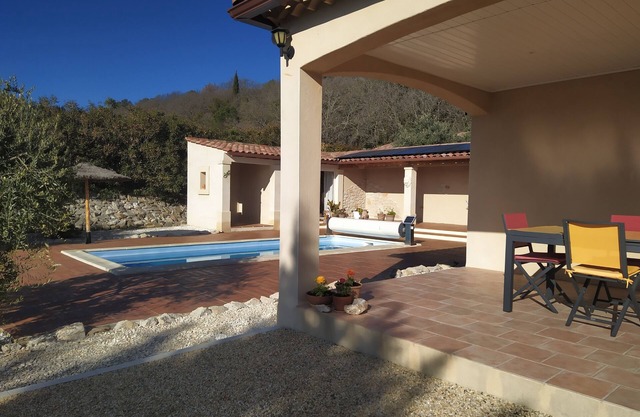 NEW VILLA ON THE OUTSKIRTS OF THE VILLAGE, NOT OVERLOOKED, IN THE COUNTRYSIDE