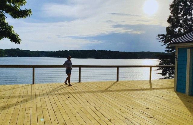 New Waterfront Cabin on the Large Sundeck #21