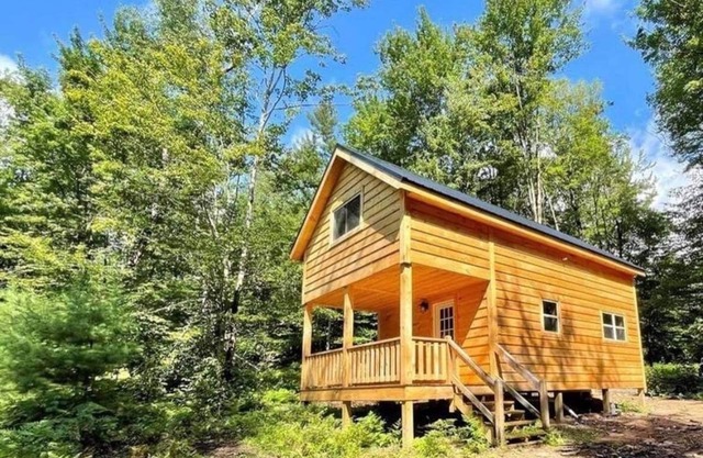 Newly built Cabin in the woods on a 5 acres of land