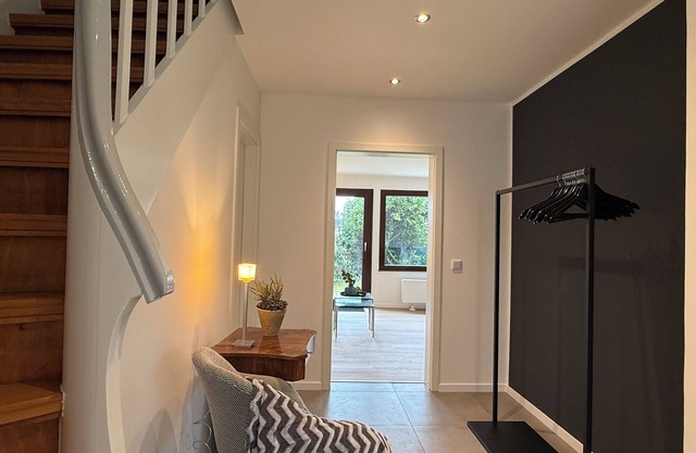 Newly renovated semi-detached house with garage and garden