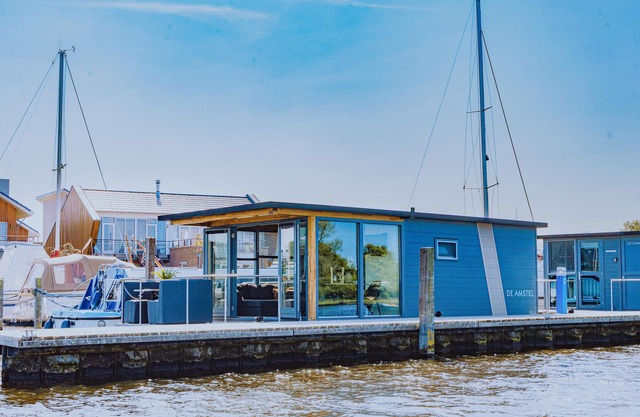 Nice houseboat with waterfront terrace