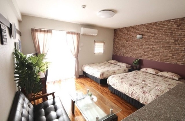 Nonsmoking Quadruple room 2 double beds/Naha Okinawa