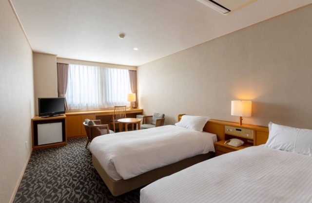 Nonsmoking Standard twin Breakfast included/Kurume Fukuoka