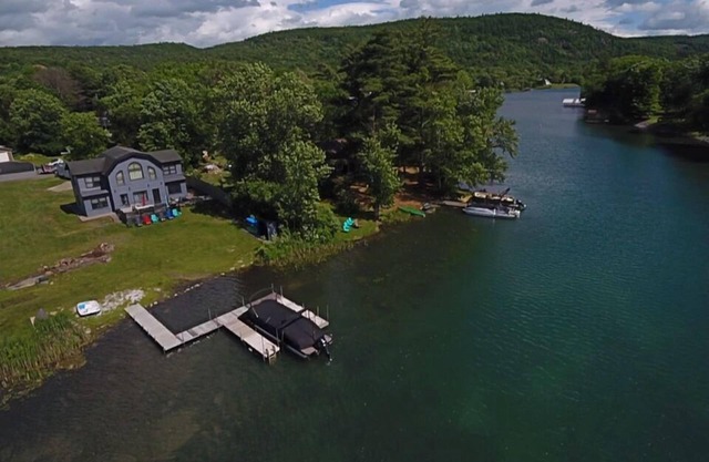 Northern Lake George Waterfront. Private Docks