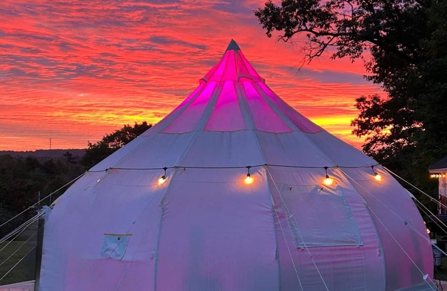 Northwoods Glamping Tent with WiFI, AC/Heat, Hot Tub, ATV and Snowmobile Access