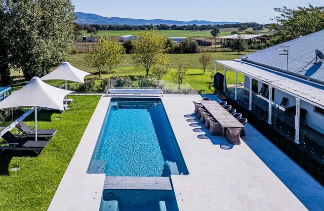 Oaklands Estate -stylish, pet friendly home on 10 acres with pool, spa, firepit.