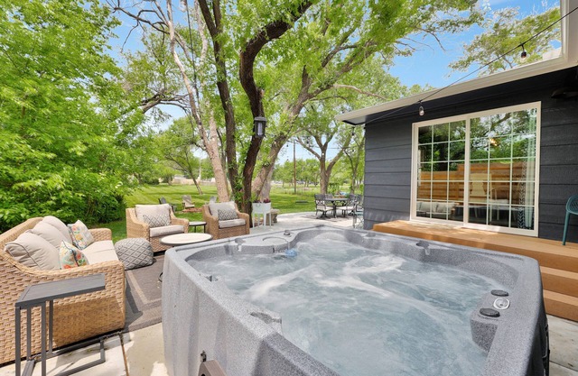 Oasis, new spa, indoor-outdoor dream