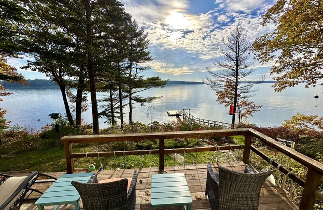 Ocean Front House w/Dock, Kayaks, Deck W/Stunning Views Of Audubon's Hog Island