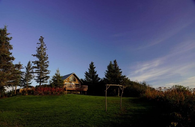 Ocean-view Cabins on the Anchor Point Bluff