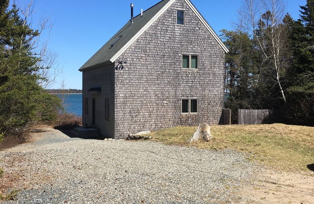 Oceanfront home on the Maine coast minutes from Schoodic portion of Acadia NP.