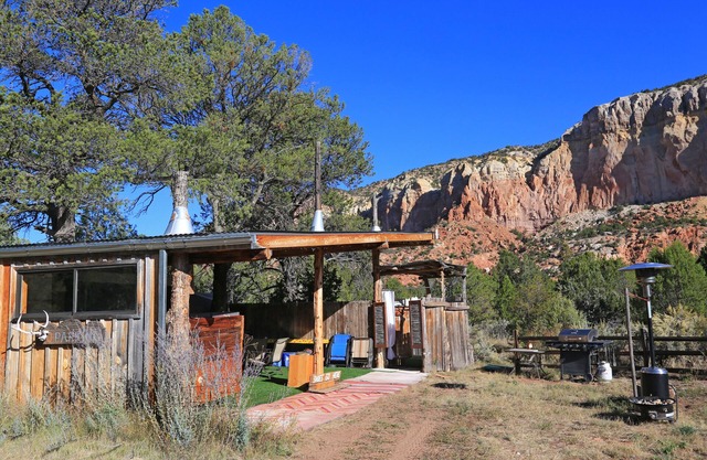 Off Grid Anasazi Wilderness Cabin at Gallina Canyon Rentals