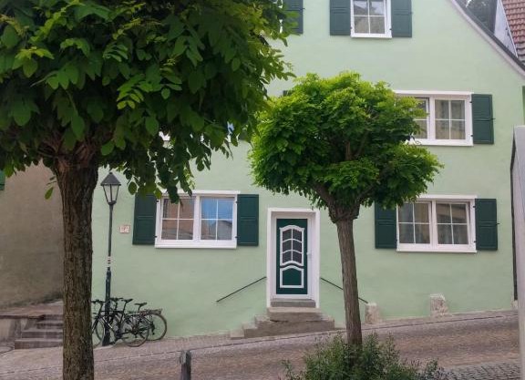 Old town center apartments on the Romantic Road