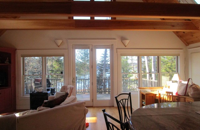 Open Plan Shorefront Home With Dock And Sunsets