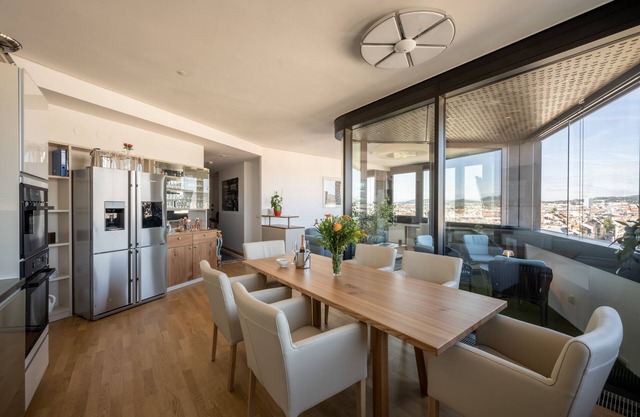 Panorama suite with a view over Vienna