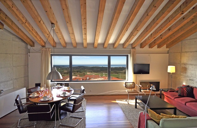 Panoramic view of the sea and Picos de Europa 5 km from Comillas