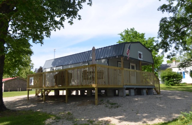 Panther Den Cabin is located 4 miles from Hwy K Campground