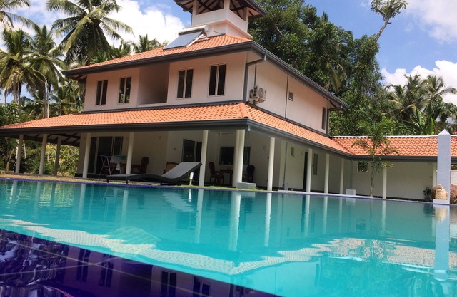 paradise to stay with 12000sqm garden with swimming pool in anuhas airport villa