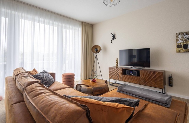 Park - Apartment 12 im Marinapark Scharmützelsee, Sauna, Whirlpool, E - Kamin, 4 Pers., 80 m²