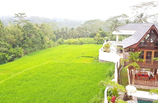 Peaceful Private Pool Villa - 9 BR with Amazing Green Rice Field View