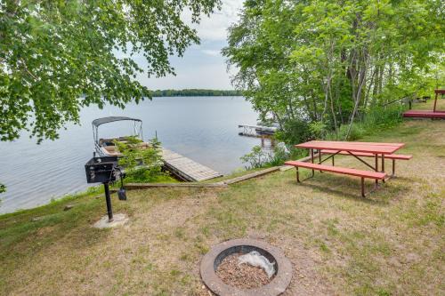 Pet-Friendly Wisconsin Cabin on Lake with Fire Pit!