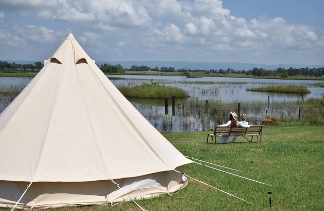 Pitt Town Lagoon Glamping